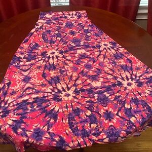 LulaRoe halter maxi dress. Size S